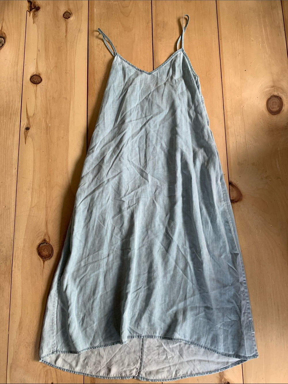 Gap chambray maxi dress
